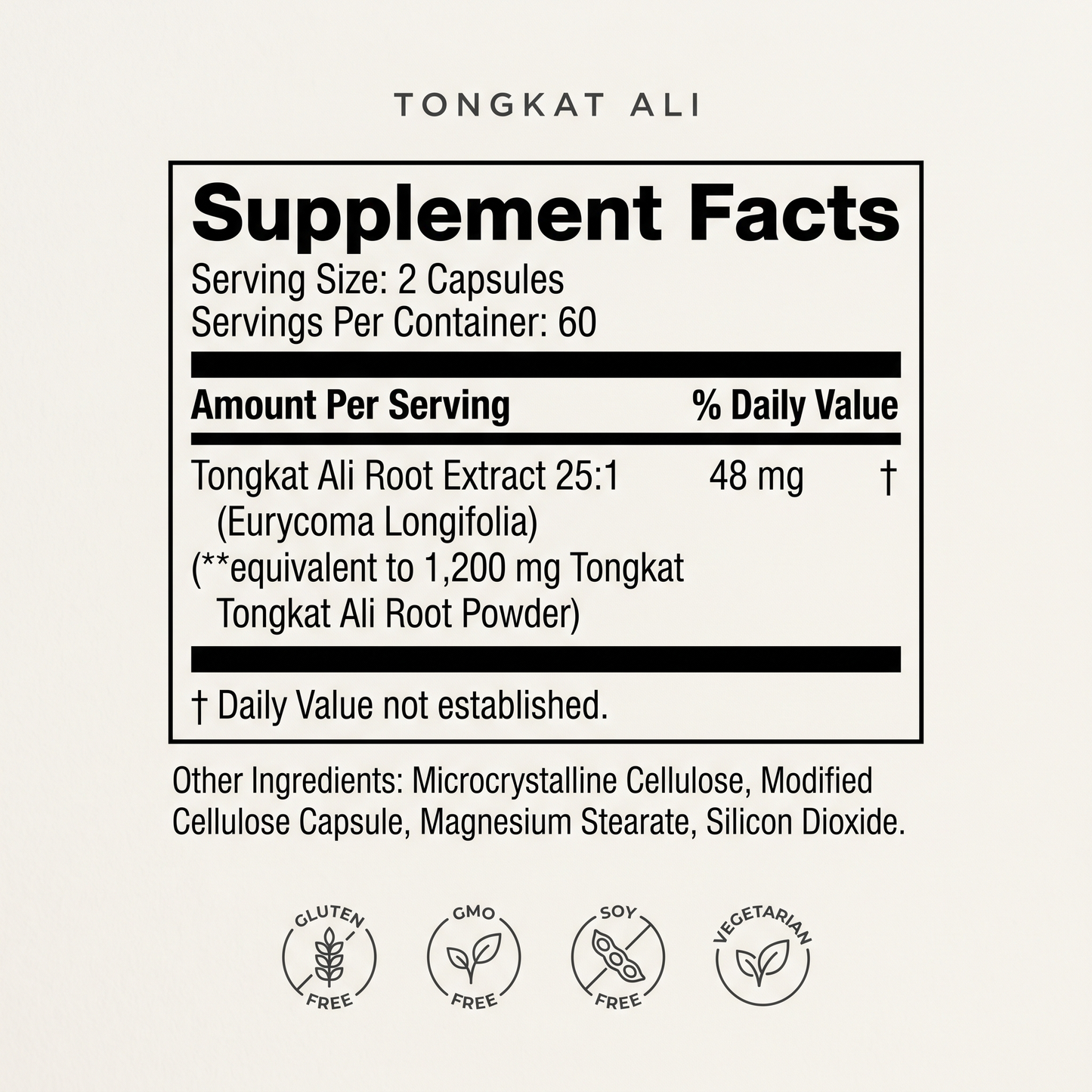 Tongkat Ali | 120 Capsules